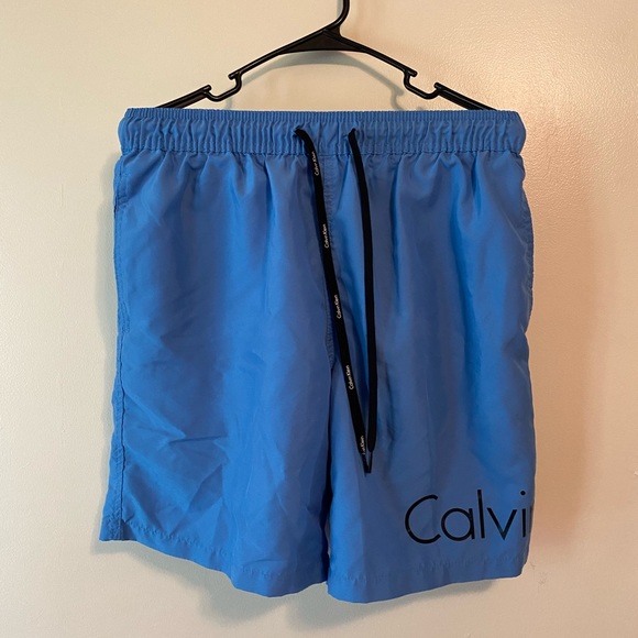 🔵Calvin Klein Swim Trunks Shorts Logo - Picture 3 of 5